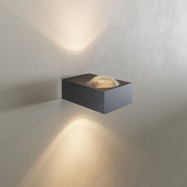 s.luce Beam X moderne Wandleuchte Up & Down eckig Schwarz