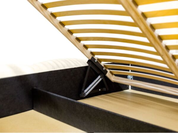 Polsterbett Doppelbett GRACIA 180x200cm in Stoff Macau Pearl Bild 4