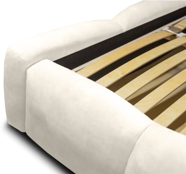 Polsterbett Doppelbett GRACIA 180x200cm in Stoff Macau Pearl Bild 6