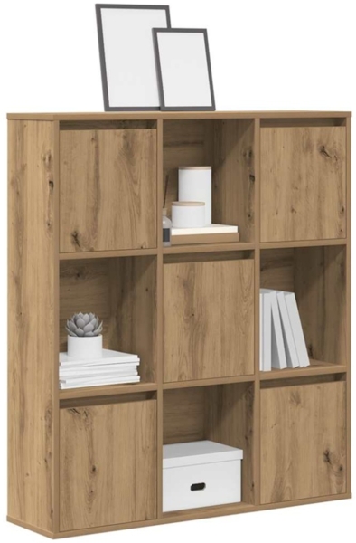 vidaXL Bücherregal Artisan-Eiche 89x24x101,5 cm Holzwerkstoff 860408