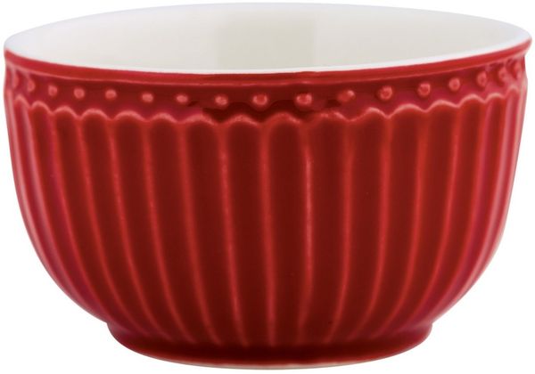 Greengate Schüssel Alice Mini Bowl red 8,5 cm, Steinzeug, (Schüsseln & Schalen)