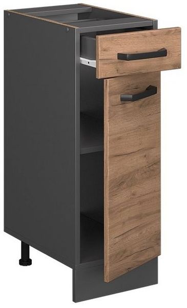 Küchenunterschrank R-Line Goldkraft Eiche 30 cm ohne Arbeitsplatte Vicco Bild 3