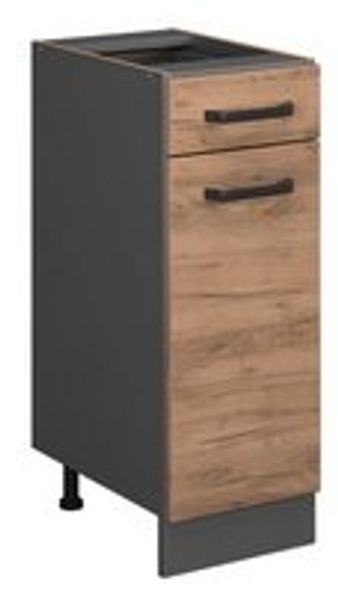 Küchenunterschrank R-Line Goldkraft Eiche 30 cm ohne Arbeitsplatte Vicco Bild 6