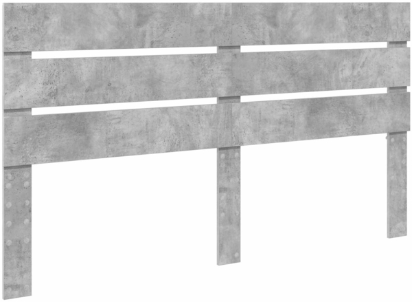 vidaXL Aufbewahrungsbett Beton Grau 160x200 cm Holzwerkstoff 3411885 Bild 6