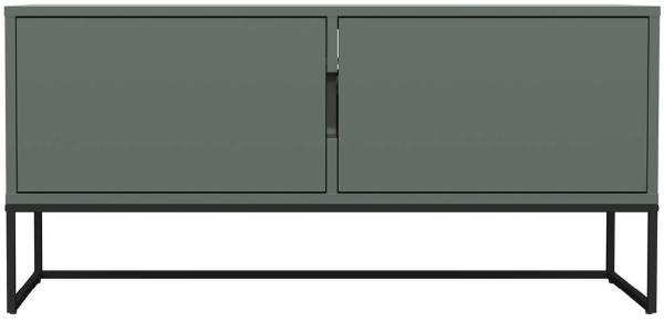 TV-Bank - Cubic - mit Türen - Grün