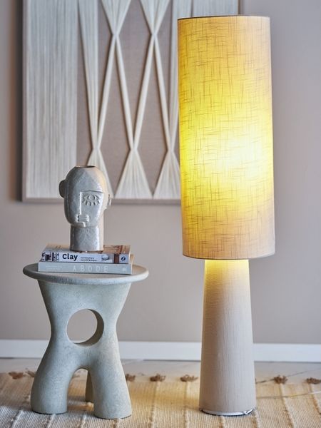 BLOOMINGVILLE Emmie Stehlampe Natur Leinen