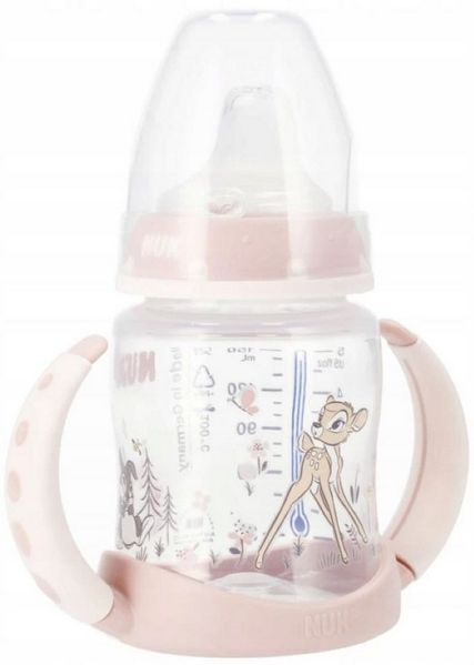 NUK Trinkflasche NUK Disney Bambi Trinklernflasche 150ml, 6m+, mit Temperaturanzeige
