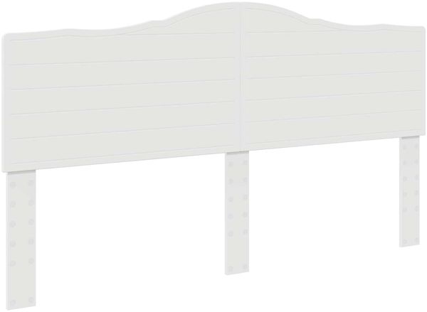 vidaXL Bettrahmen mit Kopfteil Weiß 180 x 200 cm Massives Kiefernholz 3413272 Bild 6