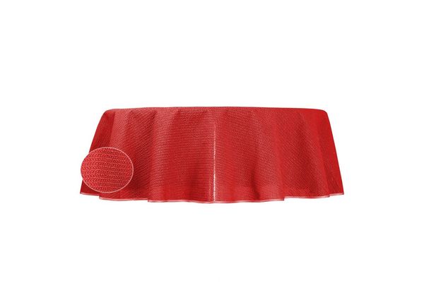 Haus und Deko Tischdecke PVC Garten Tischdecke 140 cm rund wetterbeständig Gartentischdecke (1-tlg)