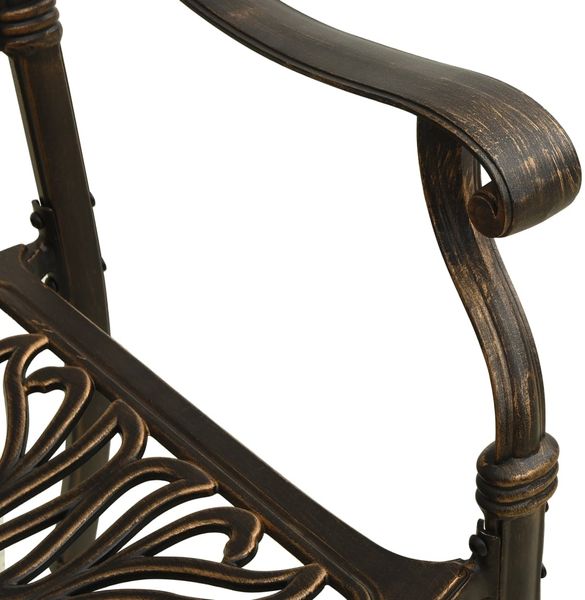 vidaXL 3-tlg. Bistro-Set Bronzen Aluminiumguss 3216337 Bild 10