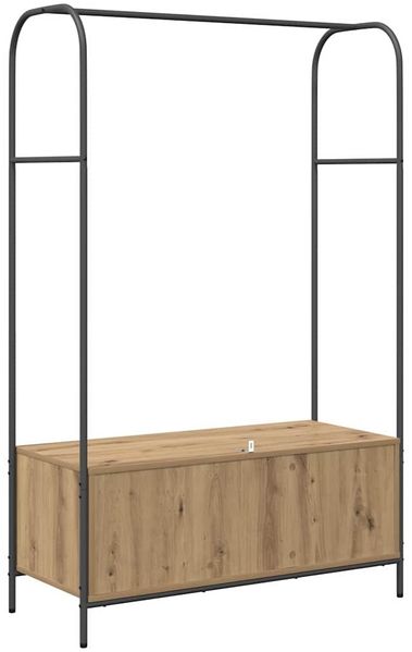 vidaXL Kleiderständer Braun Eichen-Optik 100 x 44 x 160 cm 868456 Bild 7
