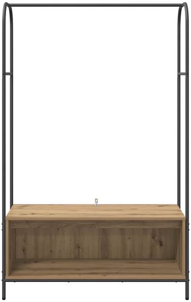 vidaXL Kleiderständer Braun Eichen-Optik 100 x 44 x 160 cm 868456 Bild 5