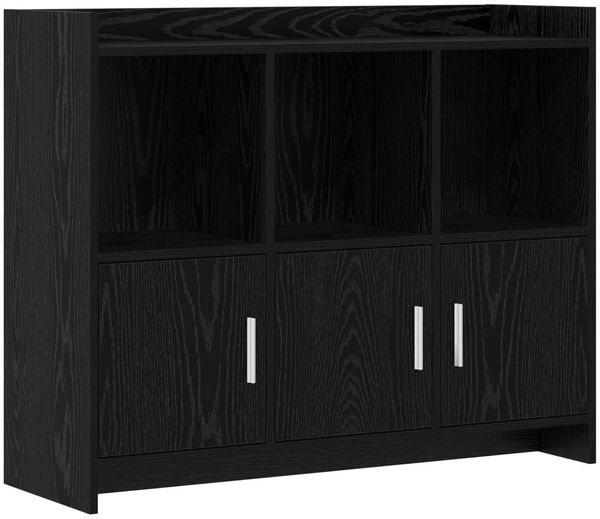 vidaXL Sideboard Schwarze Eiche 98,5 x 33 x 80 cm Holzwerkstoff 8011140