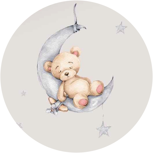 Kinder Bettwäsche 2-tlg ( 100x135cm / 40x60cm ) Bettdecken Set, 100% Baumwolle - Babybettwäsche mit Motiv Bärchen Beige Bild 8