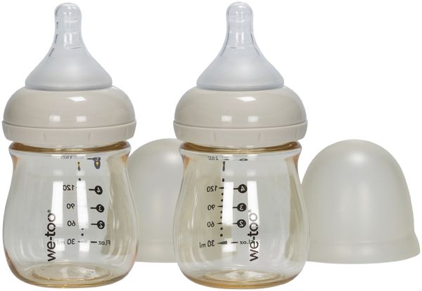 We-Too Standardfläschchen - 160 ml - Oatmeal- 2er-