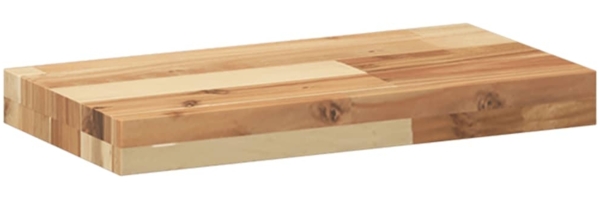 vidaXL Schweberegal 60x20x4 cm Massivholz Akazie Ölbehandelt 3279579