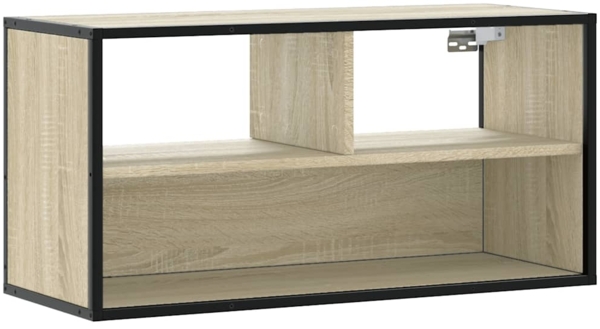 vidaXL TV-Schrank Sonoma-Eiche 80 x 31 x 39,5 cm Holzwerkstoff und Metall 848925