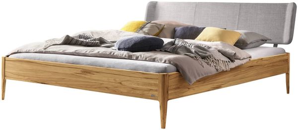 Hasena Lounge Pienza 140x200 Wildbuche natur, geölt - Fusshöhe 25 cm Massivholzbett
