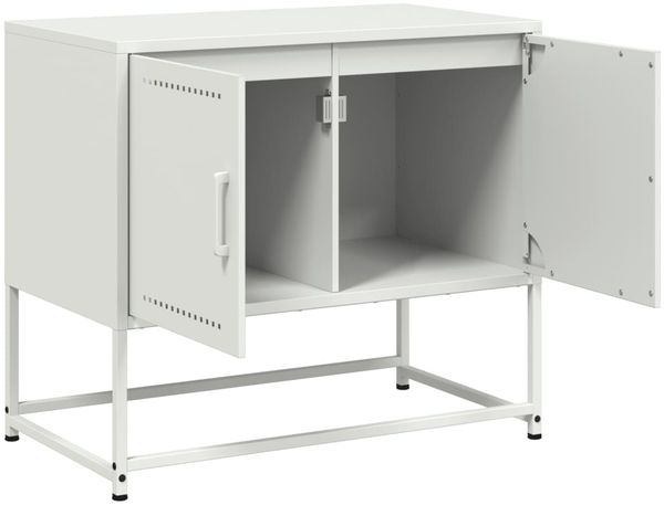 vidaXL TV-Schrank Weiß 68,5x39x60,5 cm Stahl 846475 Bild 9