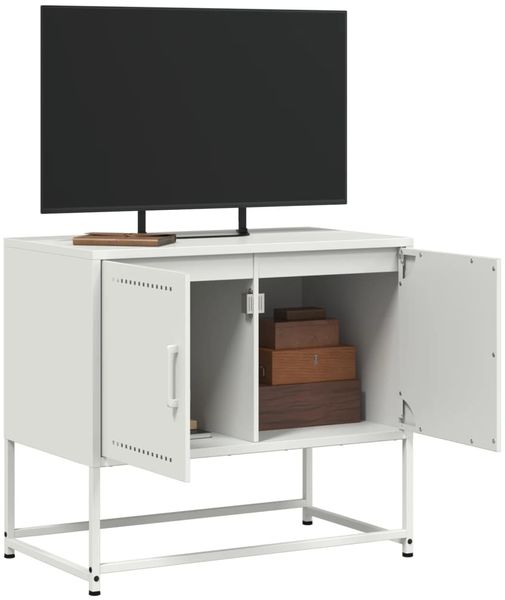 vidaXL TV-Schrank Weiß 68,5x39x60,5 cm Stahl 846475 Bild 5