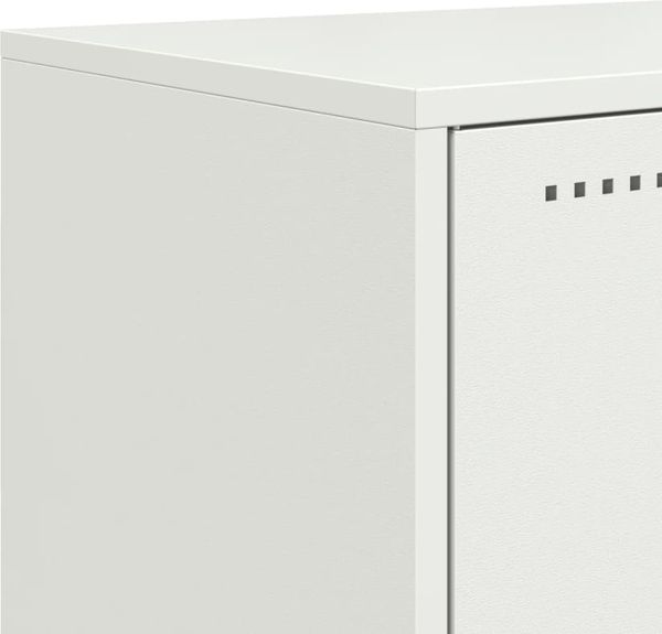 vidaXL TV-Schrank Weiß 68,5x39x60,5 cm Stahl 846475 Bild 10