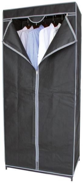 Urban Living Kleiderschrank Falt-Schrank Garderobe 70x45x160 cm LA PENDERIE mit Kleiderstange, Falt-Tür zum Hochziehen, Reißverschluss