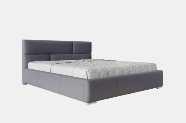 99rooms Narcisa Polsterbett Velours JASMINE Dunkelgrau 180x200 cm mit Bettkasten Bild 2