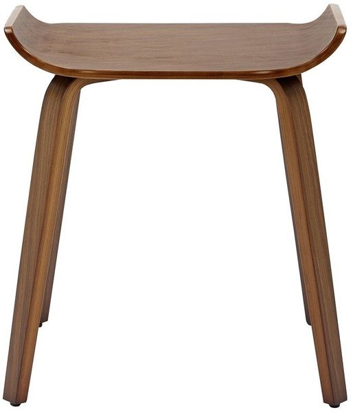 Signature Beistelltisch mit Nussbaum-Finish H53,5 cm - ANATOLE - Dunkles Holz