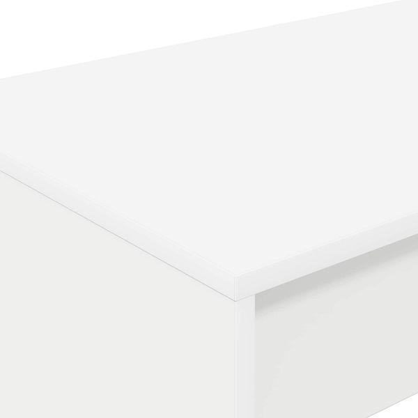 vidaXL Bett-Schreibtisch Weiß Holzwerkstoff 100 x 45 x 75 cm 893731 Bild 6