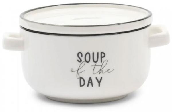 Riviera Maison Suppentasse mit Deckel My Favourit Soup 528580