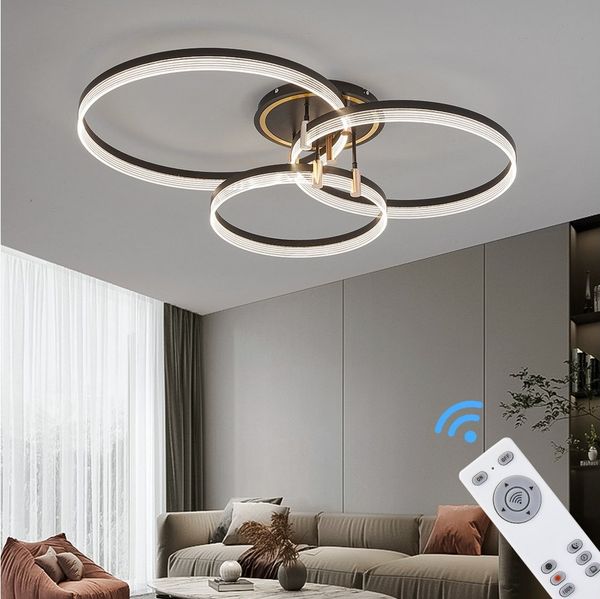 Euroton LED Deckenleuchte LED Deckenleuchte Fernbedienung/Handy-App Lichtfarbe einstellbar, LED fest integriert, Kalt- bis Warmweiß, Lichtfarbe oder/und Helligkeit mit Fernbedienung oder App einstellbar