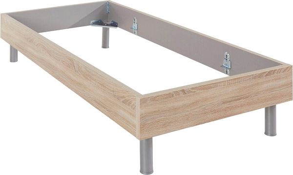 Wimex Bett Easy, große Auswahl an Größen und Farben, auch in Komforthöhe (Made in Germany), ohne Kopfteil, ideal unter Dachschrägen oder Fenster