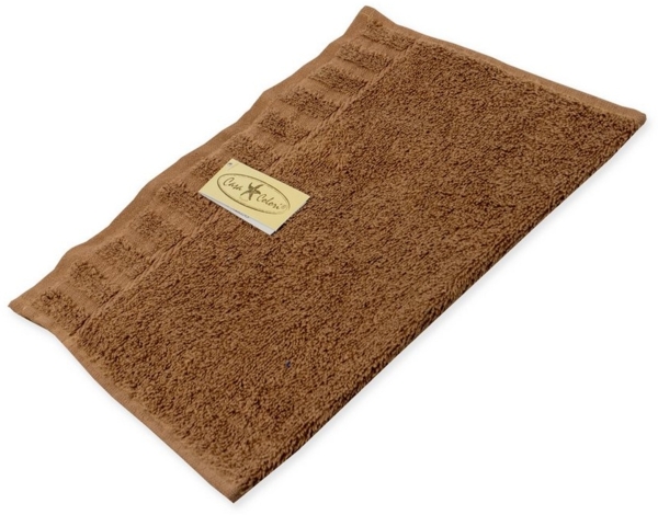 Gästetuch uni taupe, 30 x 50 cm