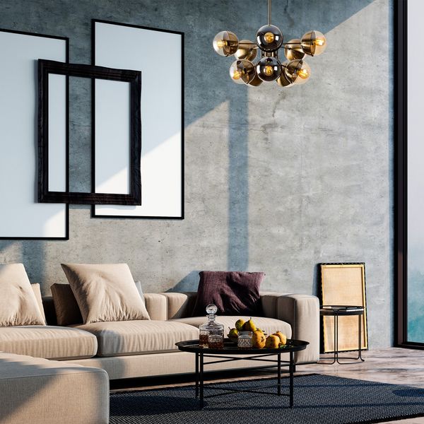Kronleuchter, 'Karsor', 75 x 68 x 68, Jahrgang