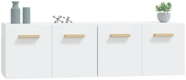 vidaXL Wandschränke 2 Stk. Weiß 60x36,5x35 cm Holzwerkstoff 3115628 Bild 4