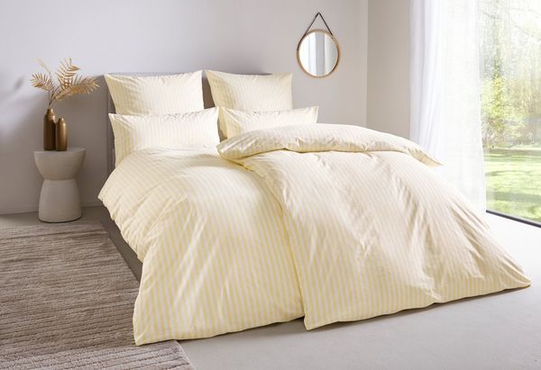 LeGer Home by Lena Gercke Bettwäsche Linnea, Renforcé, 2 teilig, aus 100% Baumwolle, Streifendesign