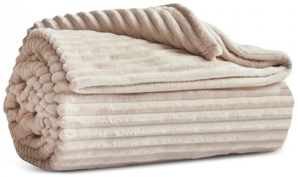 Karaca Tagesdecke Karaca Ruby Stripe Wellsoft Einzel Decke Tagesdecke Ecru