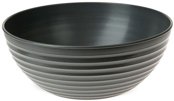 matches21 HOME & HOBBY Blumentopf Pflanzschale Blumenschale Grabschale grau 28 cm (1 St)