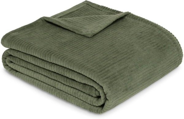 Wohndecke Wohndecke Cordoba, IBENA, Mit trendiger Cord-Struktur, made in Germany