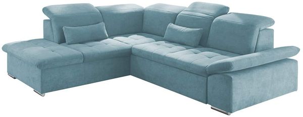 Ecksofa mit Schlaffunktion Wayne - verstellbaren Kopf- und Rückenlehnen