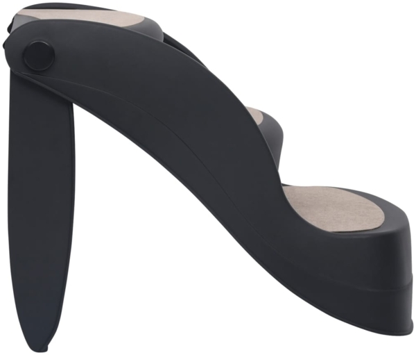 vidaXL Hundetreppe mit 3 Stufen Klappbar Schwarz 171173 Bild 3
