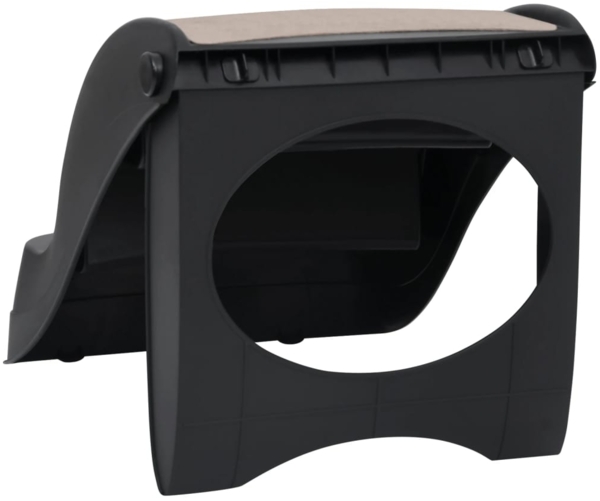 vidaXL Hundetreppe mit 3 Stufen Klappbar Schwarz 171173 Bild 4