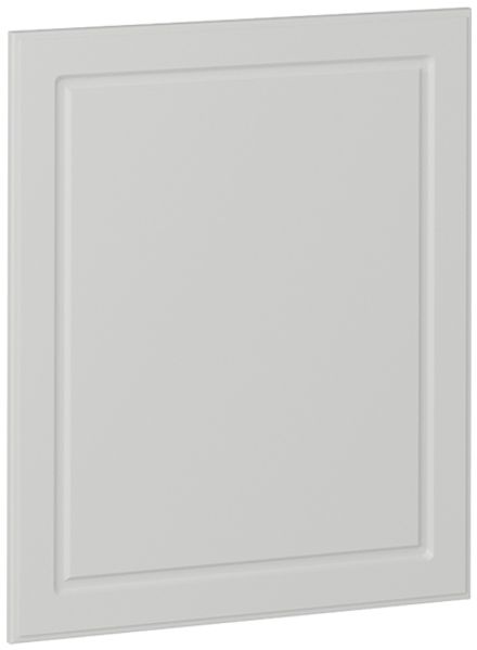 Küchenfront R-Line Weiß Landhaus 59.6 x 71.3 cm Möbelfront für den Backofenumbauschrank (halb) Vicco