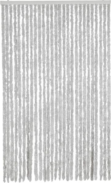 vidaXL Fliegenvorhang Grau 118x220 cm Chenille 4004884 Bild 3