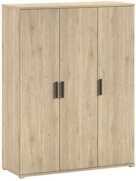 Kleiderschrank Keelia Eiche 3 trg mit Fächern