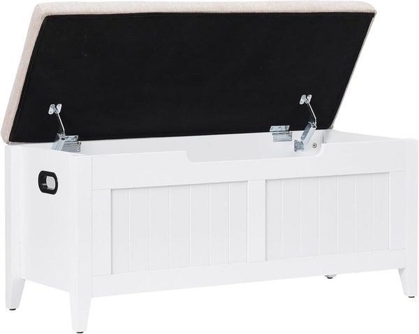 GarveeMore Sitztruhe Sitzbank mit Stauraum Spielzeugtruhe 60/100( Länge) x40x46cm