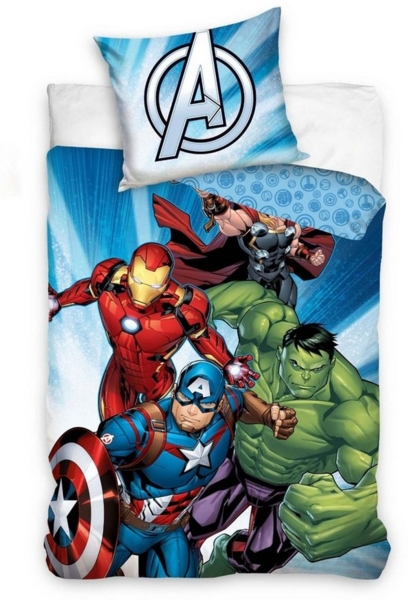 Marvel Avengers Bettwäsche Kinderbettwäsche AV2458742 135x200 cm + 80x80 cm