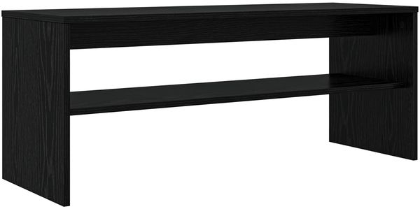 vidaXL TV-Schränk Schwarz Eichen-Optik 100 x 35 x 40 cm Holzwerkstoff 8000309 Bild 2