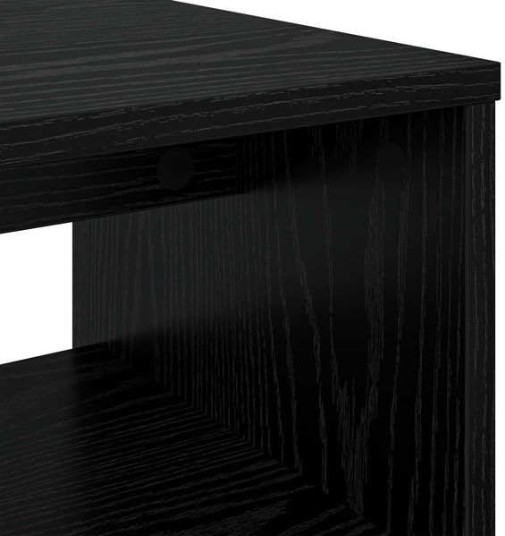 vidaXL TV-Schränk Schwarz Eichen-Optik 100 x 35 x 40 cm Holzwerkstoff 8000309 Bild 8
