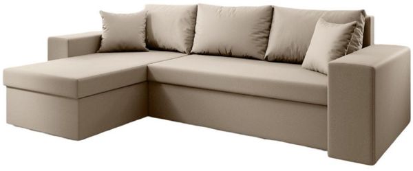 Luxusbetten24 Schlafsofa Designer Sofa Denver, mit Stauraum und Schlaffunktion